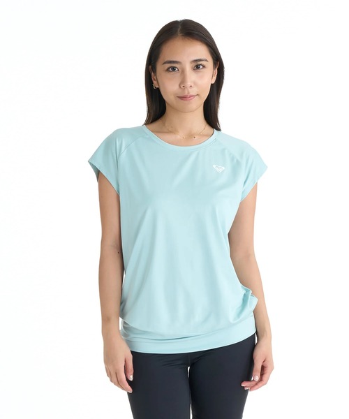 ROXY(ロキシー)の「ROXY ウィメンズ FITNESS MY 1ST ROXY TUNIC Tシャツ 【2026年春夏モデル】/ロキシーUVカットトップス(Tシャツ/カットソー・レディース・ブラック/グレー/ミント/ホワイト・SMALL/MEDIUM/LARGE)」の7枚目の写真