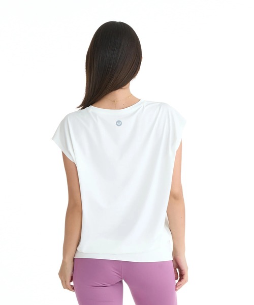 ROXY(ロキシー)の「ROXY ウィメンズ FITNESS MY 1ST ROXY TUNIC Tシャツ 【2026年春夏モデル】/ロキシーUVカットトップス(Tシャツ/カットソー・レディース・ブラック/グレー/ミント/ホワイト・SMALL/MEDIUM/LARGE)」の8枚目の写真