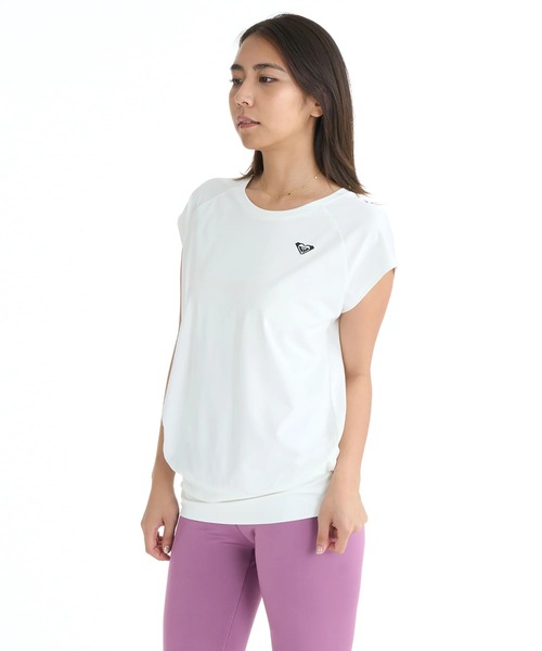 ROXY(ロキシー)の「ROXY ウィメンズ FITNESS MY 1ST ROXY TUNIC Tシャツ 【2026年春夏モデル】/ロキシーUVカットトップス(Tシャツ/カットソー・レディース・ブラック/グレー/ミント/ホワイト・SMALL/MEDIUM/LARGE)」の19枚目の写真