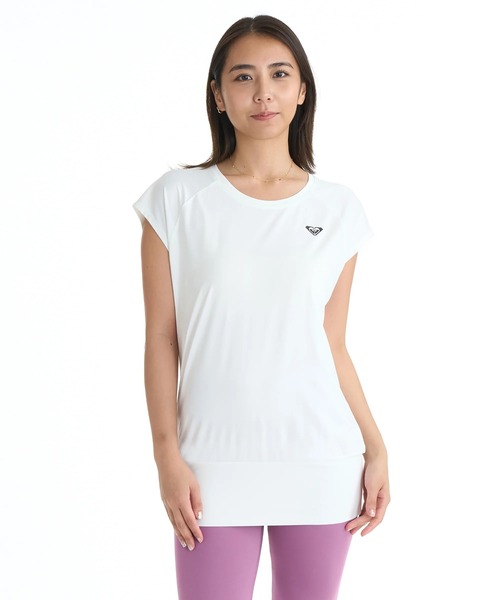 ROXY(ロキシー)の「ROXY ウィメンズ FITNESS MY 1ST ROXY TUNIC Tシャツ 【2026年春夏モデル】/ロキシーUVカットトップス(Tシャツ/カットソー・レディース・ブラック/グレー/ミント/ホワイト・SMALL/MEDIUM/LARGE)」の9枚目の写真