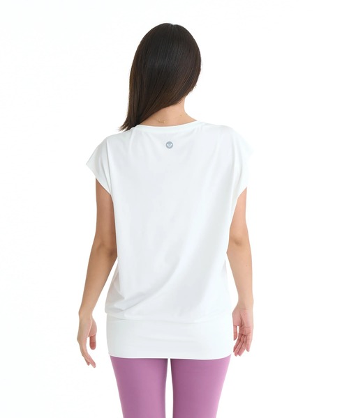 ROXY(ロキシー)の「ROXY ウィメンズ FITNESS MY 1ST ROXY TUNIC Tシャツ 【2026年春夏モデル】/ロキシーUVカットトップス(Tシャツ/カットソー・レディース・ブラック/グレー/ミント/ホワイト・SMALL/MEDIUM/LARGE)」の12枚目の写真