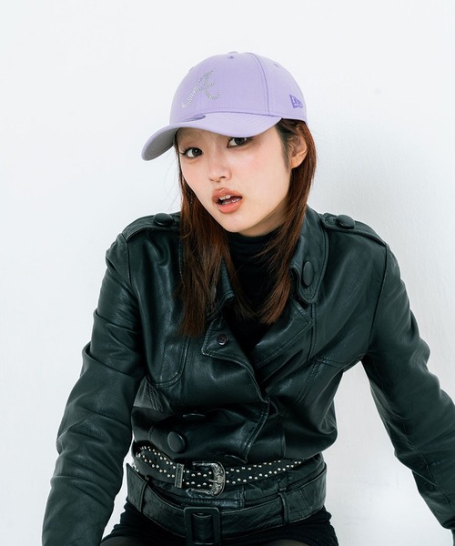 セール】ニューエラ【NEW ERA】別注 - ラインストーンロゴ キャップ