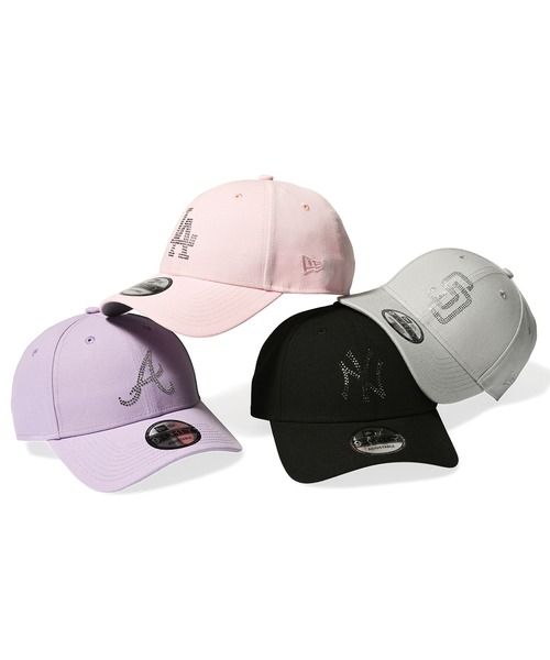セール】ニューエラ【NEW ERA】別注 - ラインストーンロゴ キャップ