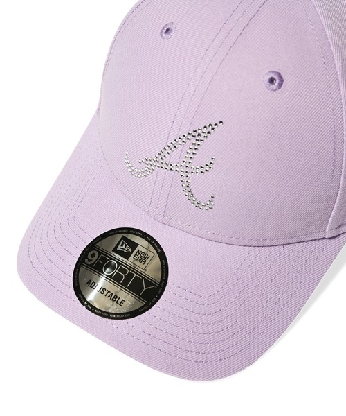 セール】ニューエラ【NEW ERA】別注 - ラインストーンロゴ キャップ セール】ニューエラ【NEW ERA】別注 - ラインストーンロゴ キャップ