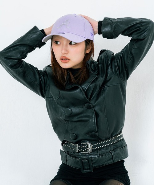 セール】ニューエラ【NEW ERA】別注 - ラインストーンロゴ キャップ