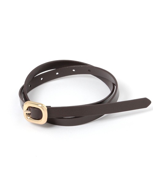 BARNYARDSTORM（バンヤードストーム）の「BARNYARDSTORM / メタルバックルベルト（ベルト・レディース・ベージュ/ブラウン・FREE）」の10枚目の写真