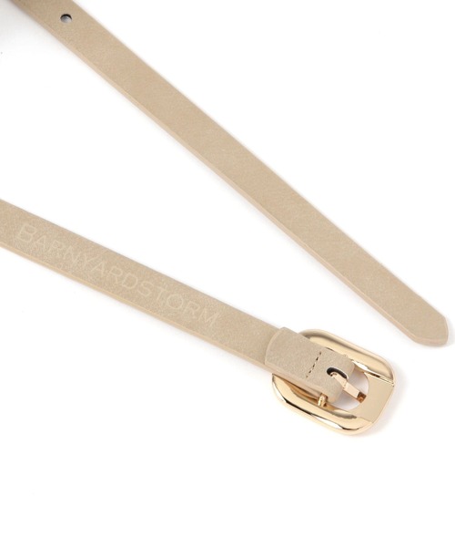 BARNYARDSTORM（バンヤードストーム）の「BARNYARDSTORM / メタルバックルベルト（ベルト・レディース・ベージュ/ブラウン・FREE）」の16枚目の写真