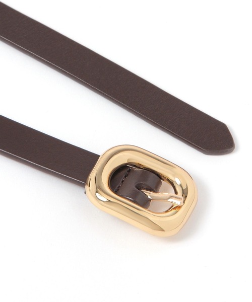 BARNYARDSTORM（バンヤードストーム）の「BARNYARDSTORM / メタルバックルベルト（ベルト・レディース・ベージュ/ブラウン・FREE）」の12枚目の写真