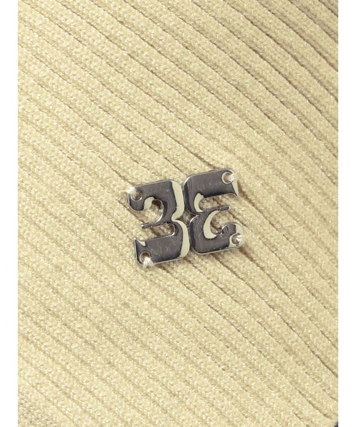 EMODA(エモダ)の「ワイドクロスクロップドニット(ニット/セーター・レディース・ブラック/グレー/ライム/アイボリー・FREE)」の8枚目の写真