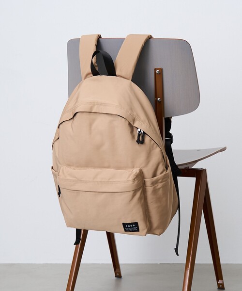 coen（コーエン）の「ベーシックバックパック（バックパック/リュック・メンズ・ブラック/ベージュ/ダークグレー・FREE）」の3枚目の写真