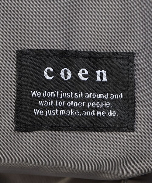 coen（コーエン）の「ベーシックバックパック（バックパック/リュック・メンズ・ブラック/ベージュ/ダークグレー・FREE）」の10枚目の写真