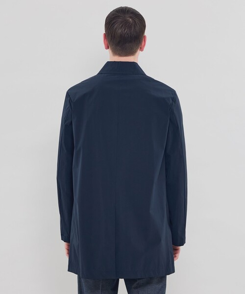 MACKINTOSH LONDON(マッキントッシュ ロンドン)の「【DUNFORD SHORT】【FEATHER-TECH PAC】【FLEX NYLON】ストレッチナイロンステンカラーコート(ステンカラーコート・メンズ・ブルー系その他2/ネイビー/グレー・42/38/40)」の9枚目の写真