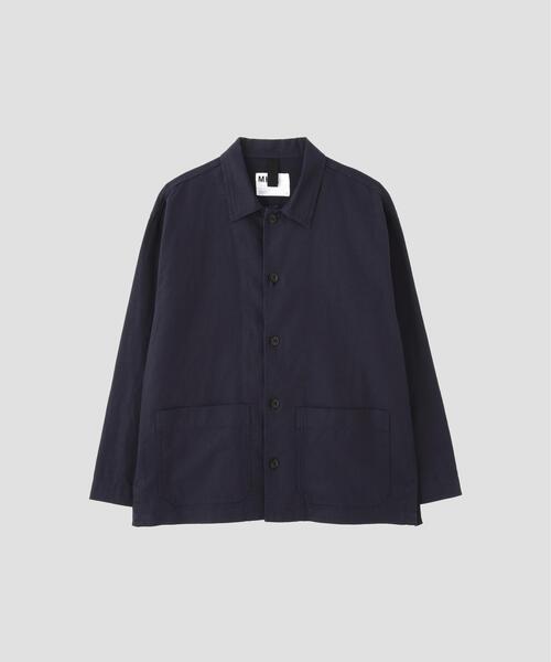 MHL.（エムエイチエル）の「COTTON HEMP OXFORD（シャツ/ブラウス・メンズ・ネイビー/オリーブドラブ・LARGE/MEDIUM/SMALL）」の4枚目の写真
