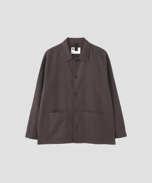MHL.（エムエイチエル）の「COTTON HEMP OXFORD（シャツ/ブラウス・メンズ・ネイビー/オリーブドラブ・LARGE/MEDIUM/SMALL）」の10枚目の写真