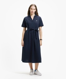 LACOSTE（ラコステ）の「スキッパーネックポロドレス   マキシ丈フレアワンピース（ワンピース）」