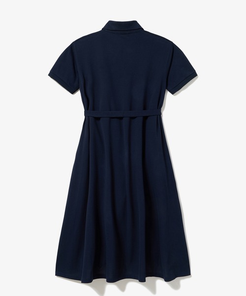 LACOSTE(ラコステ)の「スキッパーネックポロドレス / マキシ丈フレアワンピース(ワンピース・レディース・ネイビー/ブラック/ライトグレー・34/40/36/38)」の15枚目の写真