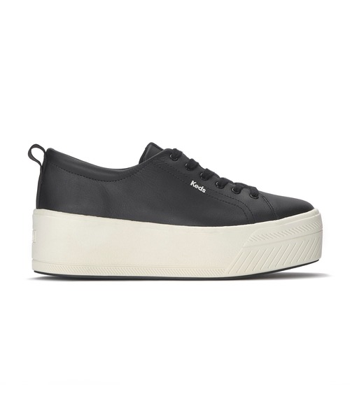 Keds（ケッズ）の「Keds ケッズ スカイラー レザー ブラック（スニーカー・レディース・ブラック・24.0cm/24.5cm/25.0cm/23.5cm/23.0cm/22.5cm）」の2枚目の写真