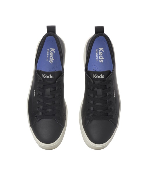 Keds（ケッズ）の「Keds ケッズ スカイラー レザー ブラック（スニーカー・レディース・ブラック・24.0cm/24.5cm/25.0cm/23.5cm/23.0cm/22.5cm）」の3枚目の写真