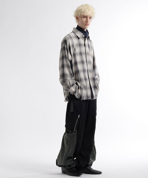 HARE（ハレ）の「【SET UP対応】FUSION CRAFT MA-1ドッキングパンツ(HARE)（その他パンツ・メンズ・ネイビー/ブラック・FREE）」の4枚目の写真