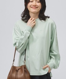 アディダス adidas エッセンシャル プラス スリー ストライプス ルーズ フィット 長袖 Tシャツ
