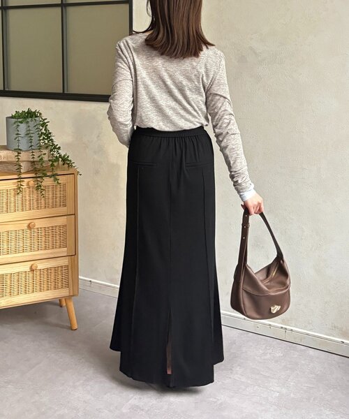 Thevon（ゼボン）の「リブマーメイドスカート（スカート・レディース・ライトグレー/ブラック/ブラウン・M/S）」の11枚目の写真