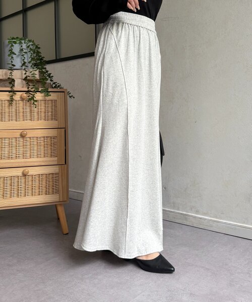 Thevon（ゼボン）の「リブマーメイドスカート（スカート・レディース・ライトグレー/ブラック/ブラウン・M/S）」の16枚目の写真