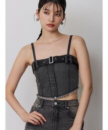 MURUA | 【セットアップ対応】デニムビスチェ(その他トップス)