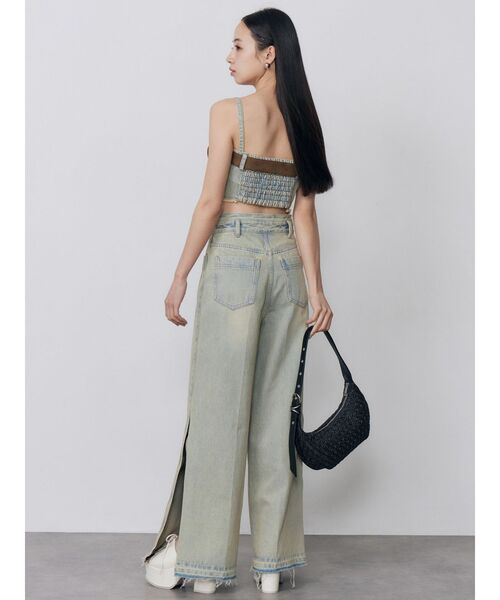 MURUA(ムルーア)の「【セットアップ対応】デニムビスチェ 夏服(その他トップス・レディース・ブルー/ブラック・FREE)」の9枚目の写真