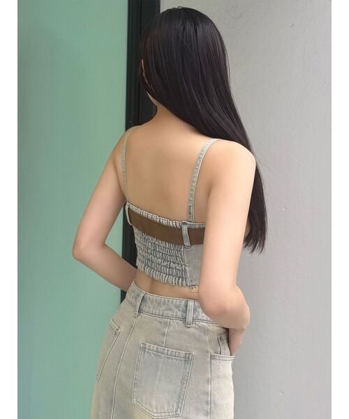 MURUA(ムルーア)の「【セットアップ対応】デニムビスチェ 夏服(その他トップス・レディース・ブルー/ブラック・FREE)」の12枚目の写真