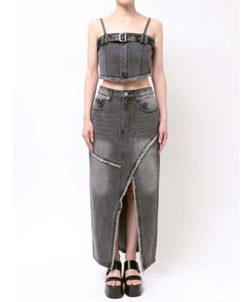 MURUA(ムルーア)の「【セットアップ対応】デニムビスチェ 夏服(その他トップス・レディース・ブルー/ブラック・FREE)」の21枚目の写真