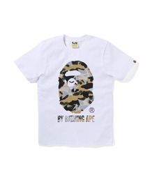 A BATHING APE アベイシングエイプ 1ST CAMO BIG BABY MILO TEE クルーネック半袖Tシャツカットソー レディース ホワイト/カモフラージュ 002TEL202003L A BATHING APE - A BATHING APE アベイシングエイプ 1ST CAMO BIG BABY