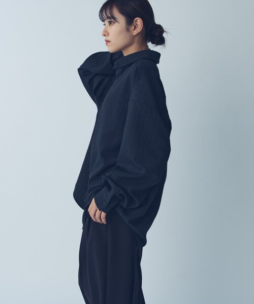 Lui's（ルイス）の「ラフネスシャツ（シャツ/ブラウス・メンズ・ブラック/ライトグレー・S/M）」の6枚目の写真