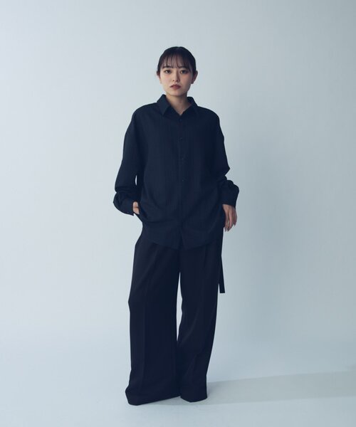 Lui's（ルイス）の「ラフネスシャツ（シャツ/ブラウス・メンズ・ブラック/ライトグレー・S/M）」の8枚目の写真