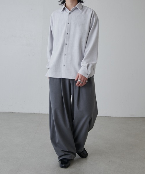 Lui's（ルイス）の「ラフネスシャツ（シャツ/ブラウス・メンズ・ブラック/ライトグレー・S/M）」の18枚目の写真