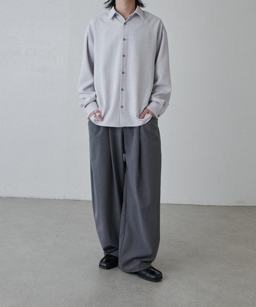 Lui's（ルイス）の「ラフネスシャツ（シャツ/ブラウス・メンズ・ブラック/ライトグレー・S/M）」の19枚目の写真