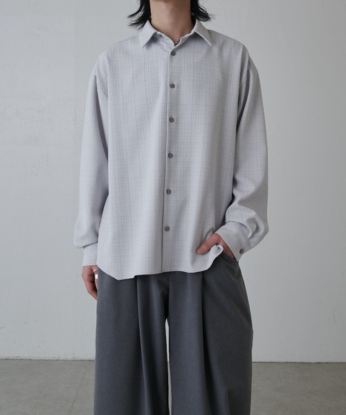 Lui's（ルイス）の「ラフネスシャツ（シャツ/ブラウス・メンズ・ブラック/ライトグレー・S/M）」の13枚目の写真