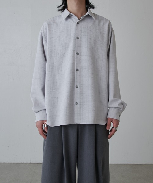 Lui's（ルイス）の「ラフネスシャツ（シャツ/ブラウス・メンズ・ブラック/ライトグレー・S/M）」の14枚目の写真