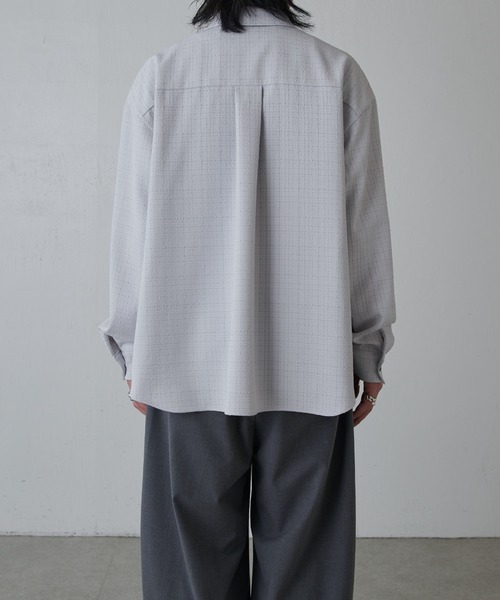 Lui's（ルイス）の「ラフネスシャツ（シャツ/ブラウス・メンズ・ブラック/ライトグレー・S/M）」の16枚目の写真