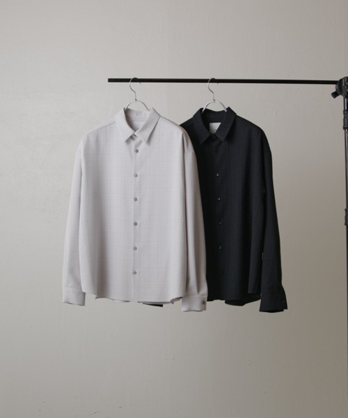 Lui's（ルイス）の「ラフネスシャツ（シャツ/ブラウス・メンズ・ブラック/ライトグレー・S/M）」の20枚目の写真