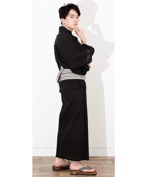 KYOETSU(キョウエツ)の「メンズ 楊柳浴衣 3点セット ( 浴衣 + 帯 + 腰紐 )(浴衣・メンズ・その他6/その他4/その他7/その他8/その他1/その他2/その他3・M/L/LL/3L)」の11枚目の写真