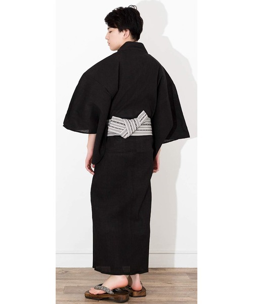 KYOETSU(キョウエツ)の「メンズ 楊柳浴衣 3点セット ( 浴衣 + 帯 + 腰紐 )(浴衣・メンズ・その他6/その他4/その他7/その他8/その他1/その他2/その他3・M/L/LL/3L)」の12枚目の写真
