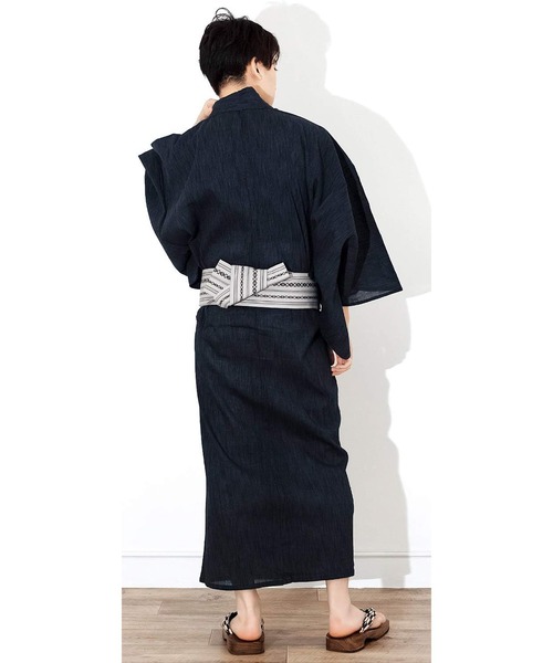 KYOETSU(キョウエツ)の「メンズ 楊柳浴衣 3点セット ( 浴衣 + 帯 + 腰紐 )(浴衣・メンズ・その他6/その他4/その他7/その他8/その他1/その他2/その他3・M/L/LL/3L)」の19枚目の写真