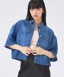【Healthy denim / ヘルシーデニム】Breezy Rosehip/半袖デニムシャツ/デニム【WEB限定】