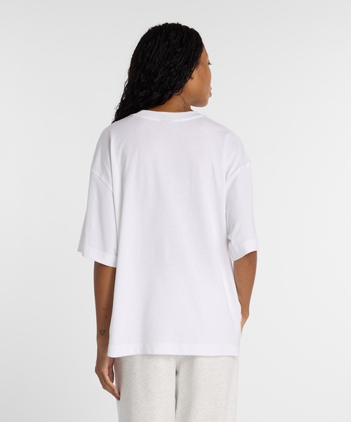 NEW BALANCE(ニューバランス)の「ジャージグラフィックTシャツ(Tシャツ/カットソー・レディース・ホワイト/ライトピンク/ブラック・X-LARGE/LARGE/MEDIUM/SMALL)」の18枚目の写真