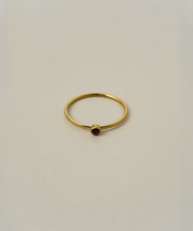 VATSURICA（バツリカ）の「〈LOINE〉金属アレルギー対応   サージカルステンレス   誕生石カラー スリム リング（リング）」