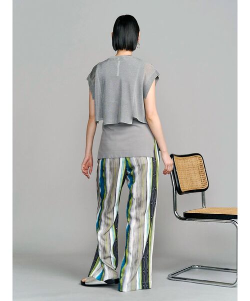 UN3D.（アンスリード）の「TIE-DYE STRIPE PT / タイダイストライプパンツ（その他パンツ・レディース・ライム/ブラック・38/36）」の10枚目の写真