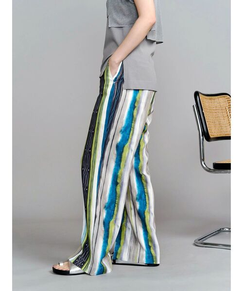 UN3D.（アンスリード）の「TIE-DYE STRIPE PT / タイダイストライプパンツ（その他パンツ・レディース・ライム/ブラック・38/36）」の11枚目の写真