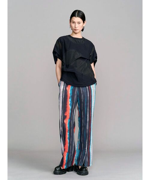 UN3D.（アンスリード）の「TIE-DYE STRIPE PT / タイダイストライプパンツ（その他パンツ・レディース・ライム/ブラック・38/36）」の13枚目の写真