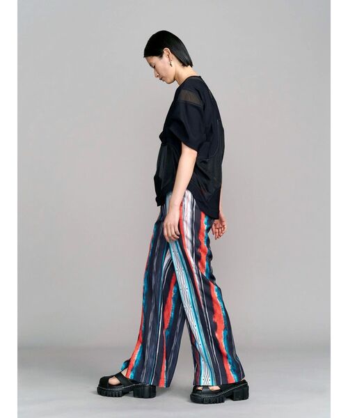 UN3D.（アンスリード）の「TIE-DYE STRIPE PT / タイダイストライプパンツ（その他パンツ・レディース・ライム/ブラック・38/36）」の14枚目の写真