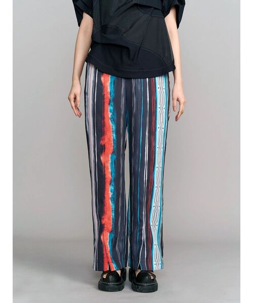 UN3D.（アンスリード）の「TIE-DYE STRIPE PT / タイダイストライプパンツ（その他パンツ・レディース・ライム/ブラック・38/36）」の17枚目の写真